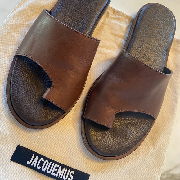 Jacquemus | Shoes | Jacquemus Leather Les Tatanes Sandals 5 43 | Poshmark